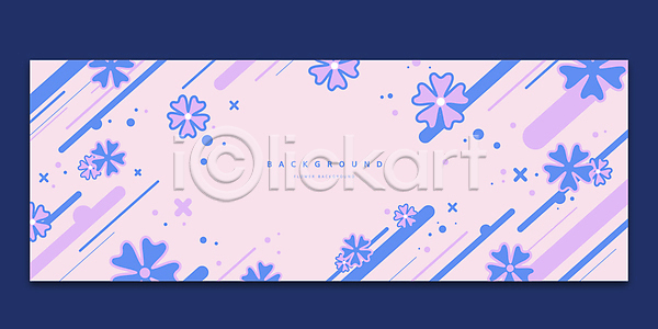 사람없음 AI(파일형식) 일러스트 꽃 꽃무늬 꽃백그라운드 꽃비 분홍색 선 점 파란색