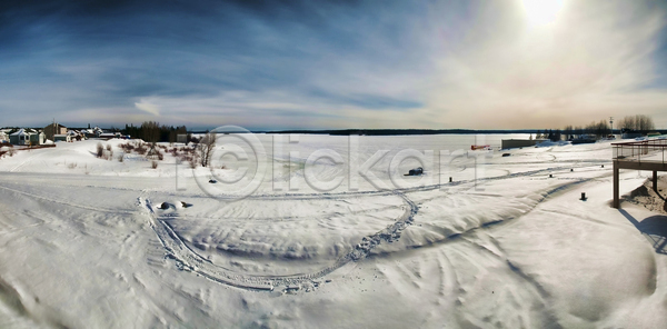 추위 사람없음 JPG 포토 해외이미지 겨울 날씨 냉동 땅 미국 북쪽 얼음 캐나다 파노라마 하늘 호수