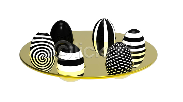축하 사람없음 3D JPG 포토 해외이미지 검은색 계란 고립 만들기 봄 부활절 장식 전통 접시 종교 황금 휴가 흰색