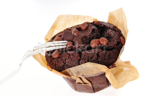 달콤 사람없음 JPG 포토 해외이미지 갈색 굽기 맛 맛있는 머핀 음식 초콜릿 카페 케이크 포크