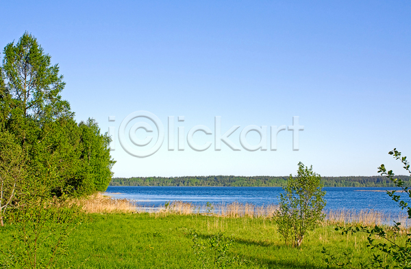 사람없음 JPG 포토 해외이미지 러시아 물 숲 식물 여행 자연 초록색 파란색 풍경(경치) 하늘 호수
