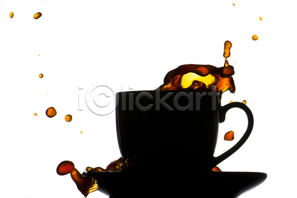 떨어짐 역동적 사람없음 JPG 실루엣 포토 해외이미지 백그라운드 스플래쉬 에너지 음료 차(음료) 찻잔 추상 커피 커피잔 컨셉 컵 컵받침