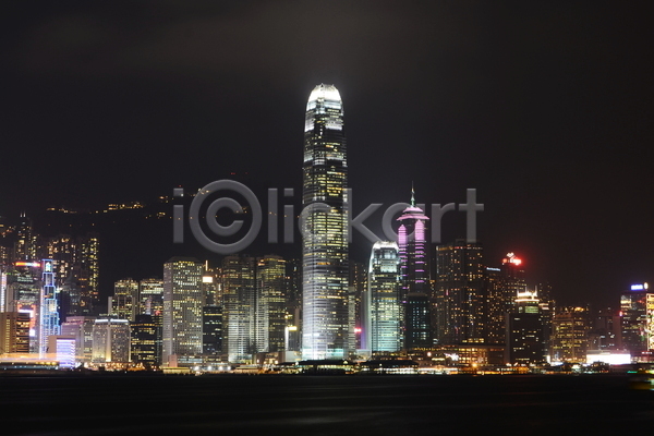 사람없음 JPG 포토 해외이미지 건물 도시 디자인 랜드마크 비즈니스 아시아 야간 중국 타운 홍콩