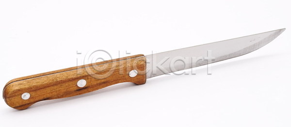 사람없음 JPG 포토 해외이미지 고립 공구 금속 날카로움 목재 빛 손잡이 작음 주방 철강 칼 칼날 해외포토 흰색