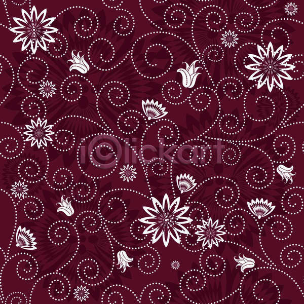 화려 사람없음 EPS 일러스트 해외이미지 꽃 꽃무늬 디자인 백그라운드 자주색 점선