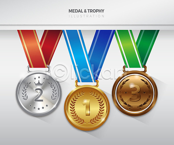 사람없음 AI(파일형식) 일러스트 2위 3위 갈색 금메달 금색 금은동 동메달 메달 세개 세트 스티커 심볼 우승 월계수 은메달 은색