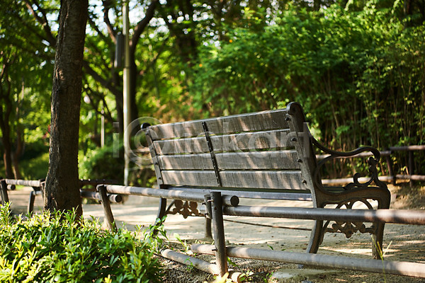 여유 휴식 사람없음 JPG 포토 공원 나무 벤치 야외 조용함 주간 휴식처 힐링