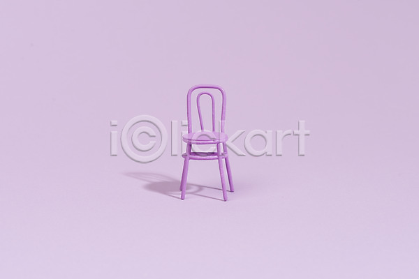 휴식 사람없음 JPG 포토 누끼 보라색 보라색배경 스튜디오촬영 실내 앉기 오브젝트 의자 한개 힐링