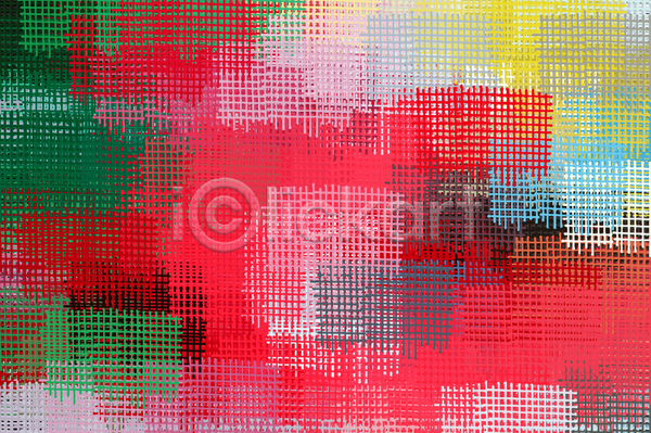 사람없음 JPG 포토 해외이미지 그림 물감 백그라운드 붓터치 빨간색 사각형 질감 추상