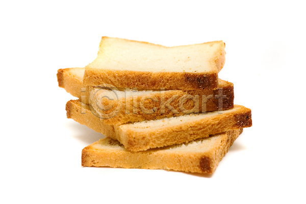 사람없음 JPG 포토 해외이미지 식빵 실내 쌓기 토스트 흰배경
