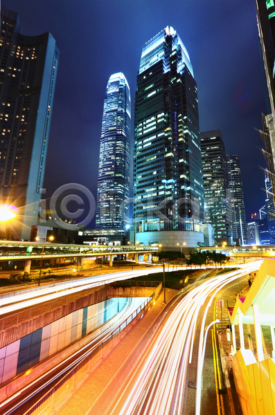 사람없음 JPG 포토 해외이미지 고층빌딩 도시 도시풍경 빛 야간 야경 야외 홍콩