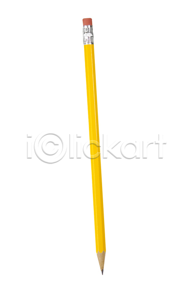 사람없음 JPG 포토 해외이미지 고립 노란색 연필 오브젝트 지우개 클리핑패스