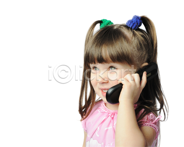 러블리 행복 남자 백인 사람 아기 어린이 여자 한명 JPG 포토 해외이미지 검은색 고립 긍정 눈(신체부위) 말하기 모바일 백그라운드 부름 비즈니스 손 얼굴 응시 작음 장난 전화기 컨셉 통신 표현 핸드폰 흰색