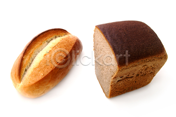 사람없음 JPG 포토 해외이미지 두개 빵 식빵 실내 흰배경