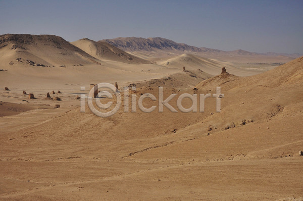 사람없음 JPG 포토 해외이미지 모래 사막 시리아 풍경(경치)