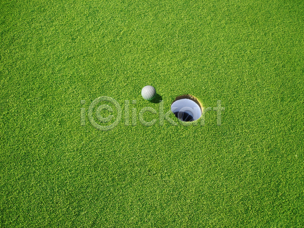 경쟁 사람없음 JPG 포토 해외이미지 게임 골프 공 구멍 백그라운드 스포츠 초록색