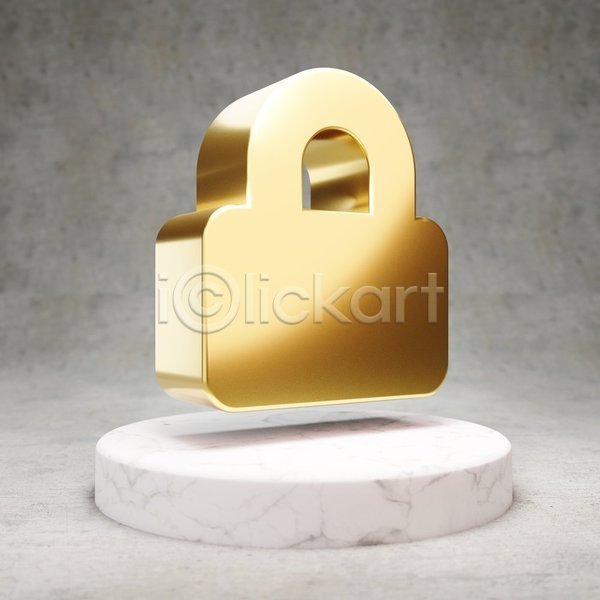 사람없음 3D JPG 포토 해외이미지 광택 금색 디지털 심볼 자물쇠 잠금 황금