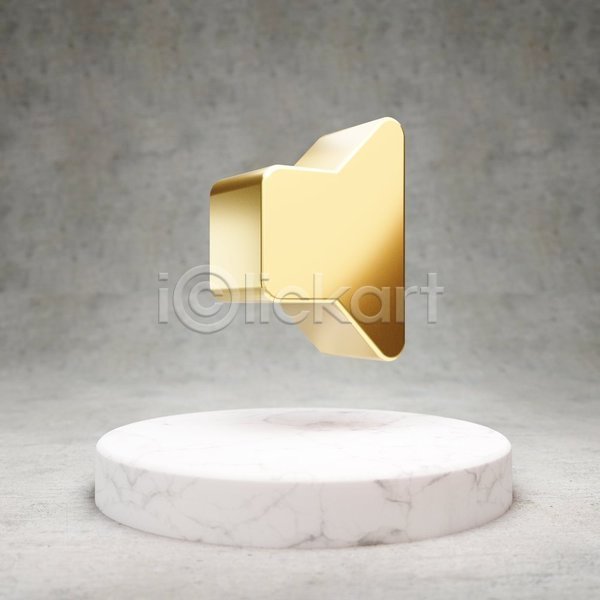 사람없음 3D JPG 포토 해외이미지 광택 금색 디지털 볼륨 심볼 음소거 황금