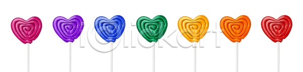 달콤 사랑 사람없음 JPG 포토 해외이미지 강렬 고립 나선형 디저트 막대사탕 맛 맛있는 발렌타인데이 복고 사탕 설탕 소용돌이 오브젝트 음식 컬러풀 하트 해로움 해외포토 흰배경