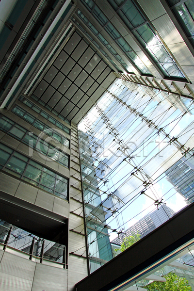사람없음 JPG 로우앵글 포토 해외이미지 건물 고층빌딩 빌딩 실내 주간 창문