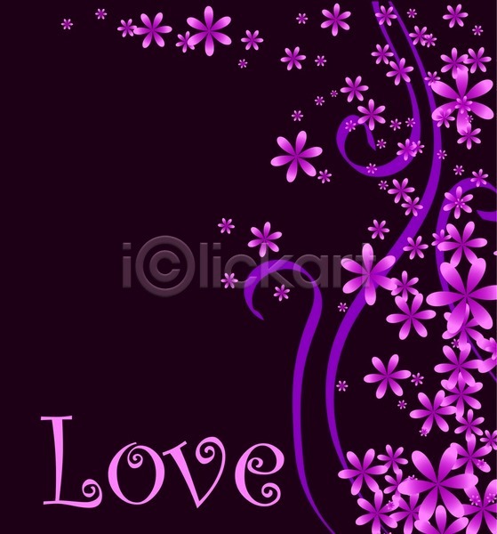 사랑 EPS 일러스트 템플릿 해외이미지 결혼 결혼식 꽃 꽃무늬 데이지 발렌타인데이 백그라운드 분홍색 빛 신용카드 인사 자주색 텍스트 휴가