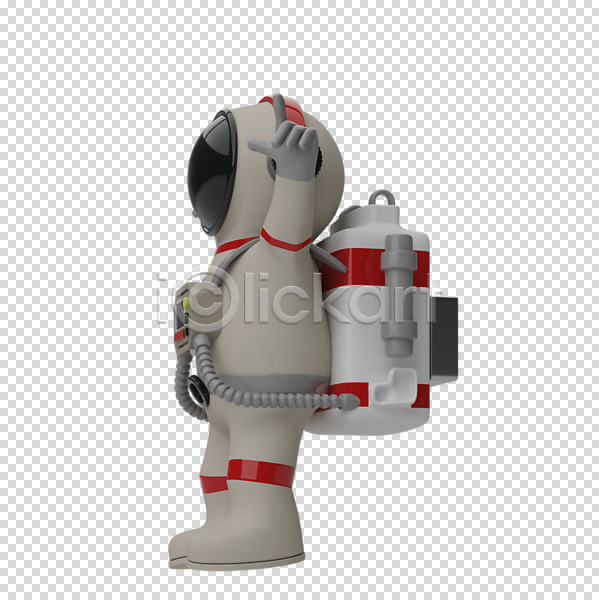 사람 한명 3D PNG 디지털합성 편집이미지 3D소스 3D캐릭터 가리킴 누끼 만세 서기 손짓 우주복 우주비행사 전신 팔벌리기 편집소스