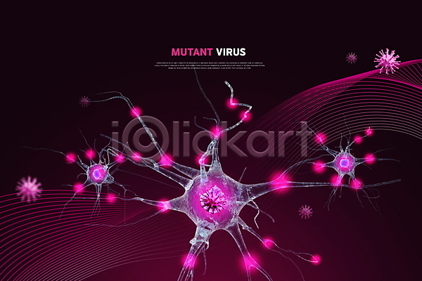 위험 사람없음 PSD 편집이미지 검은색 경고 델타변이바이러스 바이러스 분홍색 세포 위드코로나 코로나바이러스 포스트코로나