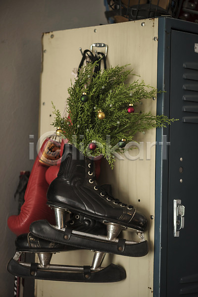 설레임 휴식 사람없음 JPG 포토 겨울 스케이트 실내 오브젝트 잎 캐비닛 크리스마스 크리스마스용품