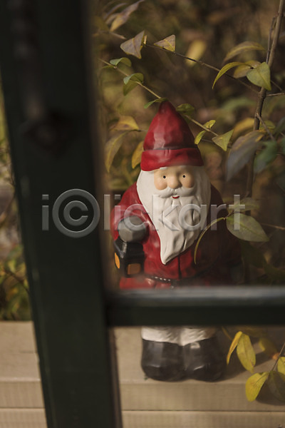 설레임 휴식 사람없음 JPG 포토 겨울 산타클로스 식물 야외 오브젝트 주간 창가 창문 크리스마스 크리스마스용품