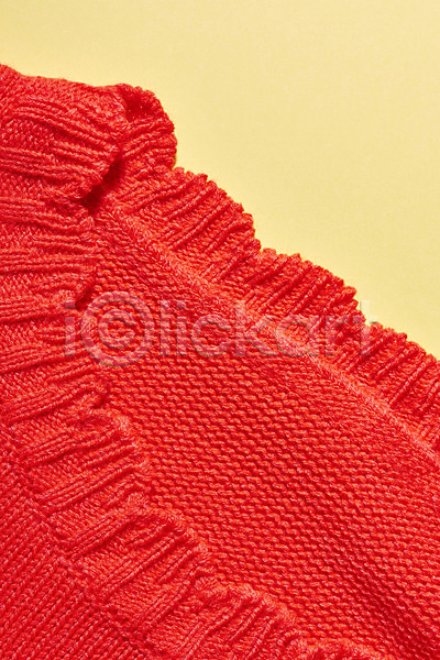 따뜻함 사람없음 JPG 포토 하이앵글 겨울 니트 백그라운드 빨간색 스튜디오촬영 실내 오브젝트 옷 재질 직물 질감
