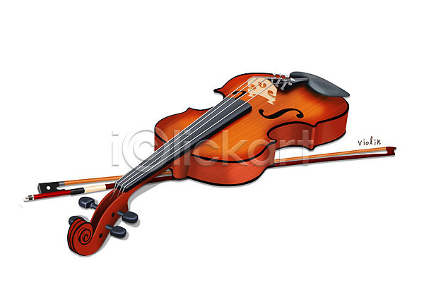 사람없음 PSD 일러스트 디테일 바이올린 바이올린활 서양악기 악기 오브젝트 음악 한개 현악기