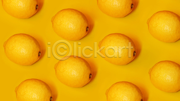 사람없음 JPG 포토 해외이미지 노란색 레몬 백그라운드 패턴 패턴백그라운드