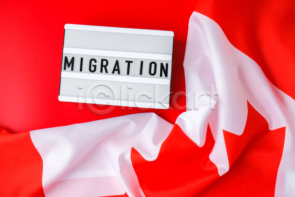 사람없음 JPG 포토 해외이미지 기념일 라이트박스 빨간색 실내 이민 캐나다 캐나다국기