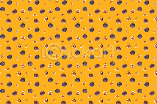 사람없음 JPG 포토 해외이미지 무화과 주황색배경 패턴