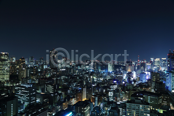 사람없음 JPG 포토 해외이미지 건물 고층빌딩 대도시 도시풍경 도심 도쿄 빛 스카이라인 야간 야경 야외 일본