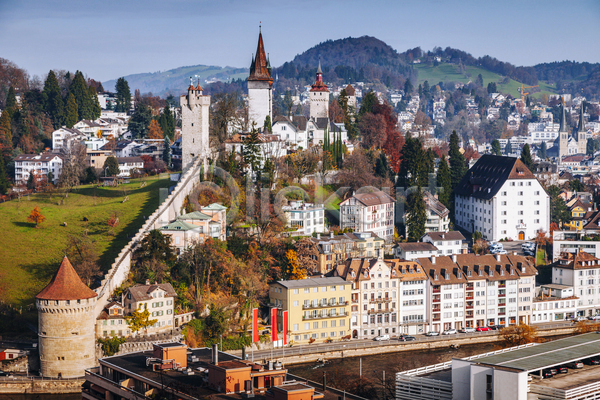 사람없음 JPG 포토 해외이미지 도시 도시풍경 루체른 스위스 야외 유럽건축 전경 주간 해외풍경