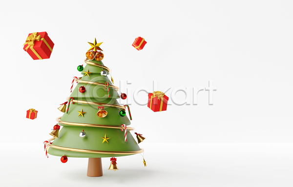 사람없음 3D JPG 디지털합성 포토 해외이미지 별 선물상자 오너먼트 지팡이사탕 크리스마스 크리스마스선물 크리스마스장식 크리스마스트리 황금종