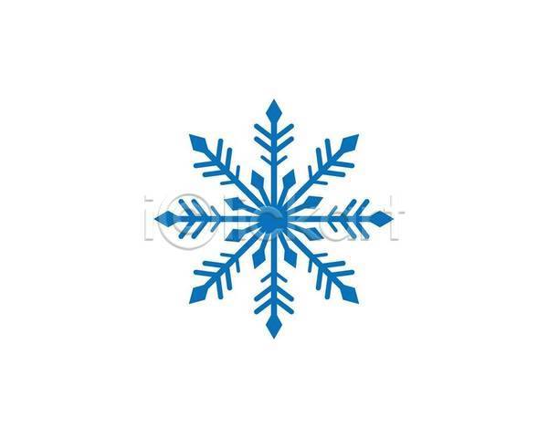 사람없음 EPS 일러스트 해외이미지 겨울 고립 눈꽃무늬 눈송이 엘리먼트 파란색