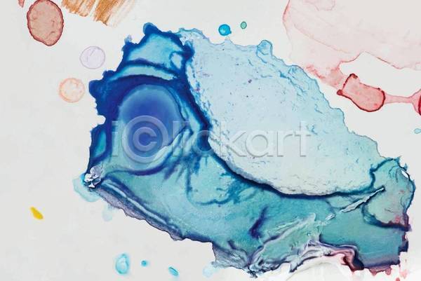 사람없음 EPS 일러스트 해외이미지 디자인 미술 백그라운드 수채화(물감) 추상 파란색