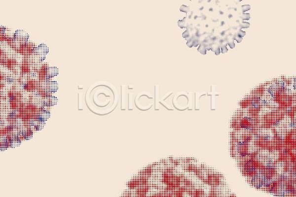 위험 EPS 뉴스레터 아이콘 일러스트 해외이미지 경사 공백 그래픽 디자인 바이러스 박테리아 백그라운드 복고 분홍색 빨간색 세포 수확 스타일 실험실 질병 카피스페이스 파란색 펼침 현미경