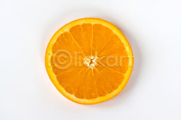 사람없음 JPG 포토 해외이미지 단면 오렌지 조각 한개
