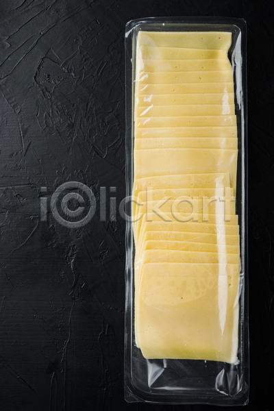 사람없음 JPG 포토 해외이미지 노란색 슬라이스 치즈 플랫레이