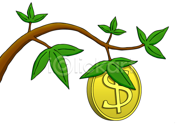 성장 투자 사람없음 JPG 일러스트 포토 해외이미지 경제 고립 금융 나무 나뭇가지 달러 돈 동전 보물 비즈니스 속담 수입 시장 식물 심볼 잎 자연 재산 저축 줄기 초록색 컨셉 황금