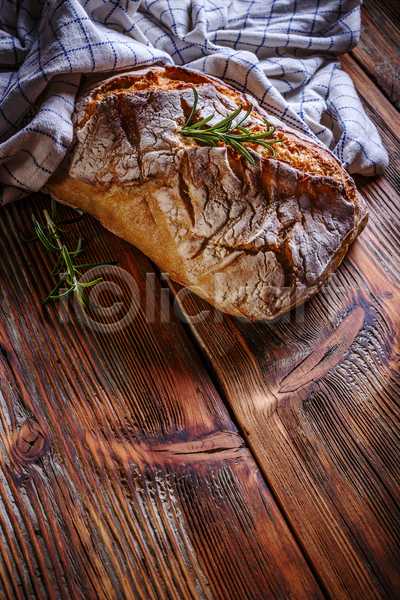 사람없음 JPG 포토 해외이미지 곡물빵 나무배경 빵