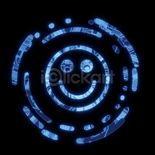 미래 행복 사람없음 JPG 일러스트 포토 해외이미지 광 사인 심볼 에너지 원형 전자 컴퓨터 파란색 프로세서 하드웨어 힘