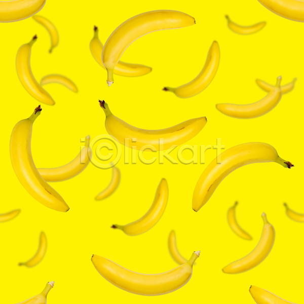 사람없음 JPG 포토 해외이미지 노란배경 바나나 패턴