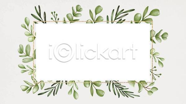 사람없음 EPS 일러스트 해외이미지 디자인 백그라운드 잎 초록색 프레임