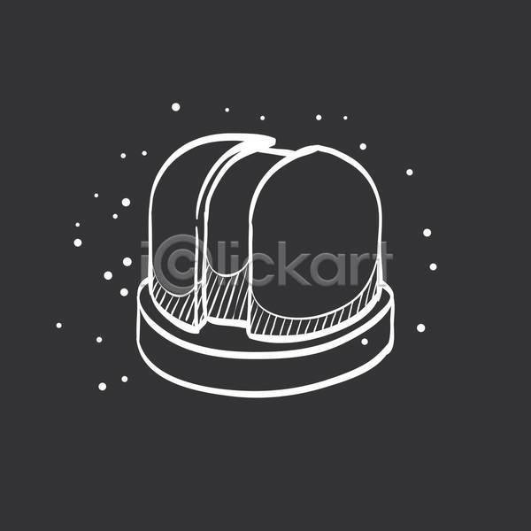 사람없음 EPS 아이콘 일러스트 해외이미지 검은색 천문학 천체관측 클립아트 흰색