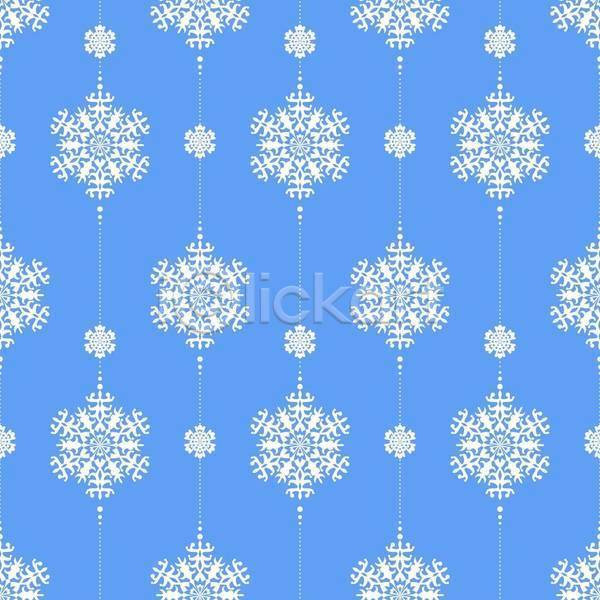 사람없음 JPG 일러스트 해외이미지 눈꽃무늬 눈송이 크리스마스 패턴 패턴백그라운드 하늘색