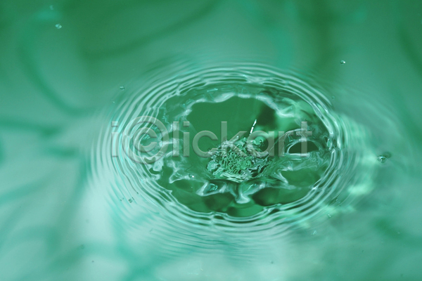사람없음 JPG 포토 해외이미지 물 물결 백그라운드 스플래쉬 원형 잔물결 초록색 투명 표면